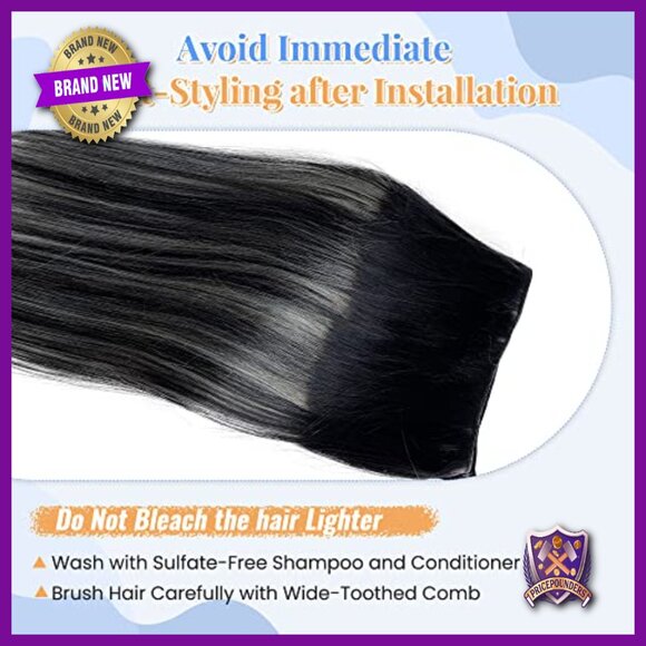 20 Inch Sew In Human Hair Extensions Double Weft 100 Gram Remy Hair